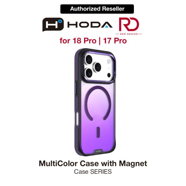 Hoda MultiColor Case with Magnet for iPhone 18 Pro - Lunar Gray