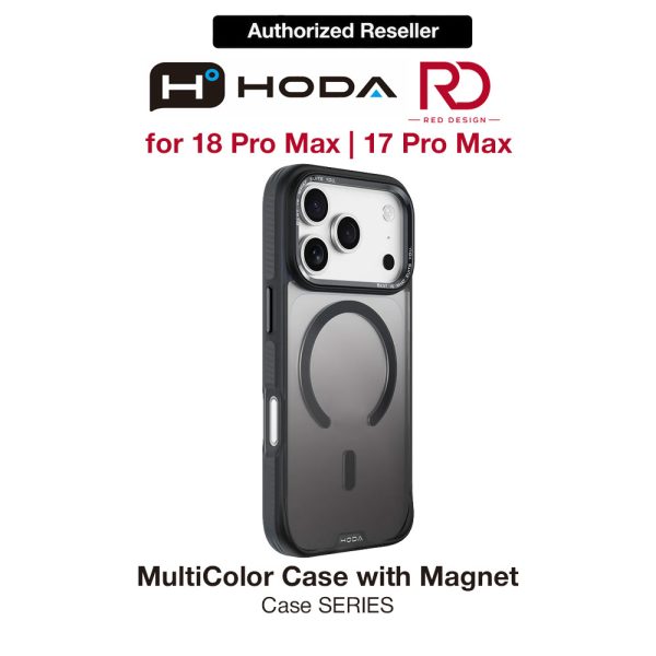 Hoda MultiColor Case with Magnet for iPhone 18 Pro Max - Lunar Gray