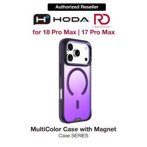Hoda MultiColor Case with Magnet for iPhone 18 Pro Max - twipurple