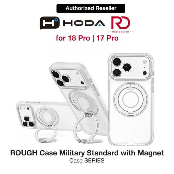 Hoda Rough 360 Degree Rotatable Kickstand Case for iPhone 18 Pro