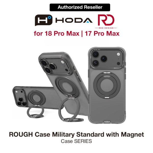 Hoda Rough 360 Degree Rotatable Kickstand Case for iPhone 18 Pro Max