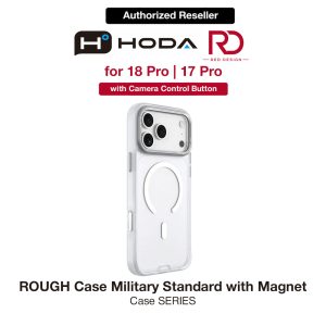 Hoda ROUGH Case Military Standard MagSafe Enhanced with PureSurfaceTM with Camera Button for iPhone 18 Pro - Matte