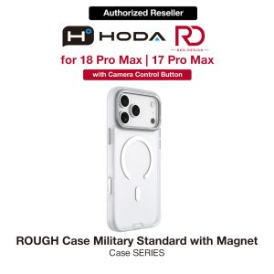 Hoda ROUGH Case Military Standard MagSafe Enhanced with PureSurfaceTMwith Camera Button for iPhone 18 Pro Max - Matte