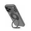 Hoda ROUGH Case Magnet with 360° foldable rotating ring-holder stand Enhanced with PureSurfaceTM with Camera Button for iPhone 18 Pro Max 17 Pro Max - Black