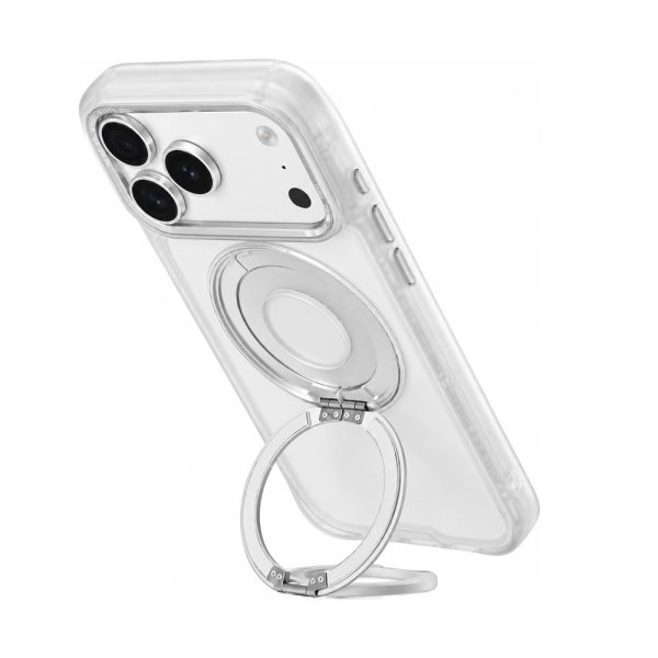 Hoda ROUGH Case Magnet with 360° foldable rotating ring-holder stand Enhanced with PureSurfaceTM with Camera Button for iPhone 18 Pro Max 17 Pro Max - Matte