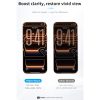 Hoda Anti-Peeper Privacy 360 Degree 4 ways with Anti Reflection Full Coverage Tempered Glass Screen Protector for iPhone 18 Pro Max Dust Free Helper Lite Included - Privacy