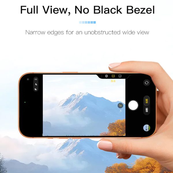 Hoda Anti-Peeper Privacy 360 Degree 4 ways with Anti Reflection Full Coverage Tempered Glass Screen Protector for iPhone 18 Pro Dust-Free Helper Lite Included - Privacy