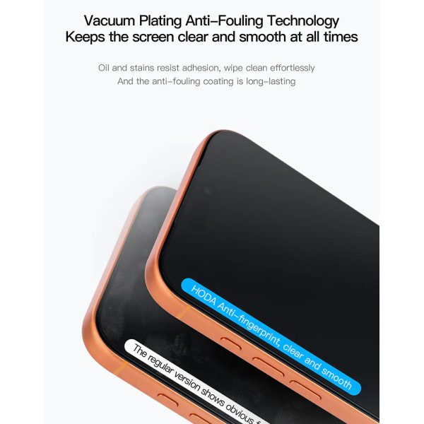 Hoda Full Coverage Tempered Glass Screen Protector for iPhone 18 Pro Max with Dust-Free Helper - Matte