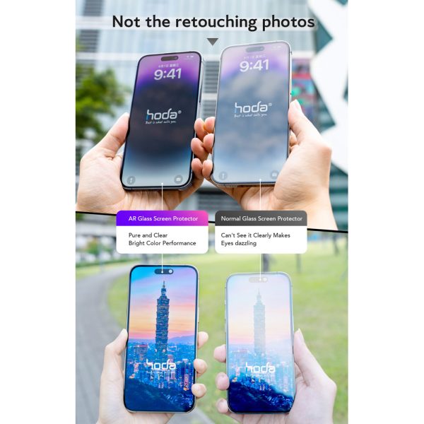 Hoda Full Coverage Tempered Glass Screen Protector for iPhone 18 Pro Max with Dust-Free Helper - Anti Reflection Flagship