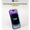 Hoda Full Coverage Tempered Glass Screen Protector for iPhone 18 Pro 17 Pro  with Dust-Free Helper - Clear