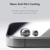 Hoda Full Coverage Tempered Glass Screen Protector for iPhone 18 Pro Max iPhone 17 Pro Max with Dust Free Helper - Clear