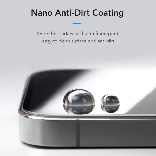 Hoda Full Coverage Tempered Glass Screen Protector for iPhone 18 Pro Max iPhone 17 Pro Max with Dust Free Helper - Clear