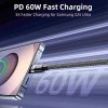 Innostyle PowerCharge 60W Fast Charging Data Cable USB-C to USB-C 100cm (Black)