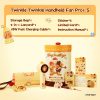 JISULIFE X POPMART X Twinkle Series Handheld Fan Gift Box | 100 Speed Portable Turbo Fan 9m/s | Limited Edition Set