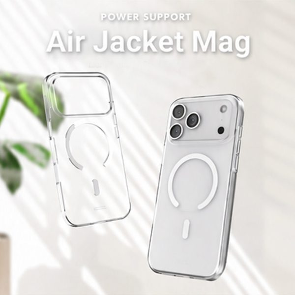 Power Support Air Jacket Mag Lightweight Thin MagSafe Case for iPhone 18 Pro | iPhone 17 Pro - Clear