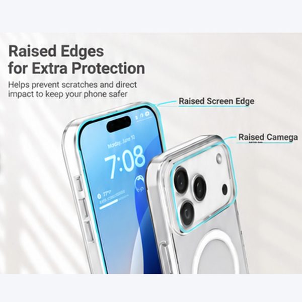 Power Support Air Jacket Mag Lightweight Thin MagSafe Case for iPhone 18 Pro | iPhone 17 Pro - Clear