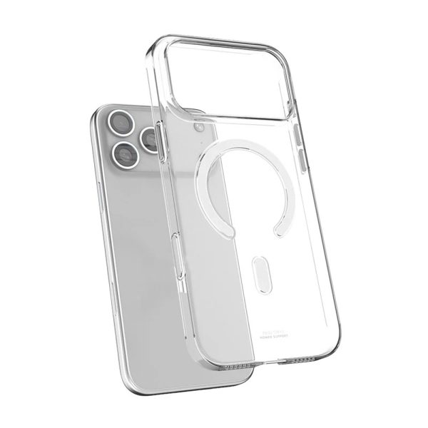 Power Support Air Jacket Mag Lightweight Thin MagSafe Case for iPhone 18 Pro | iPhone 17 Pro - Clear