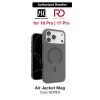 Power Support Air Jacket Mag Lightweight Thin MagSafe Case for iPhone 18 Pro iPhone 17 Pro - Smoke Matte
