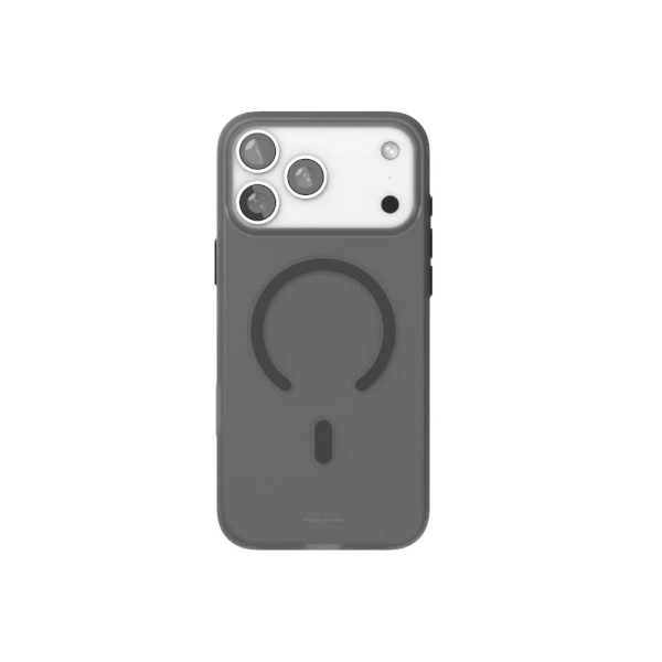 Power Support Air Jacket Mag Lightweight Thin MagSafe Case for iPhone 18 Pro iPhone 17 Pro - Smoke Matte