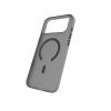 Power Support Air Jacket Mag Lightweight Thin MagSafe Case for iPhone 18 Pro iPhone 17 Pro - Smoke Matte