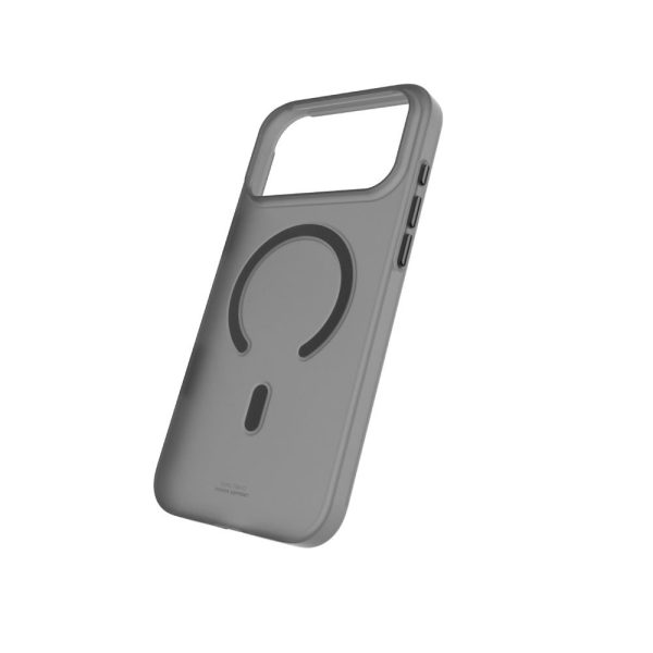 Power Support Air Jacket Mag Lightweight Thin MagSafe Case for iPhone 18 Pro iPhone 17 Pro - Smoke Matte