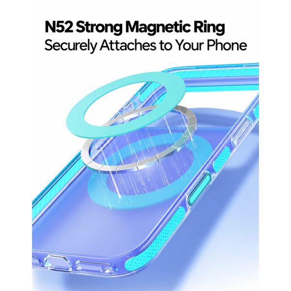 ROCK Guard Touch Rotating Series Magnetic Protection Case with Stand for iPhone 18 Pro Max 17 Pro Max (Matte Grey)