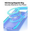 ROCK Guard Touch Rotating Series Magnetic Protection Case with Stand for iPhone 18 Pro Max 17 Pro Max (Matte Dark Grey)