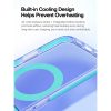 ROCK Guard Touch Rotating Series Magnetic Protection Case with Stand for iPhone 18 Pro 17 Pro (Matte Grey)