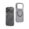 ROCK Guard Touch Rotating Series Magnetic Protection Case with Stand for iPhone 18 Pro 17 Pro (Matte Dark Grey)