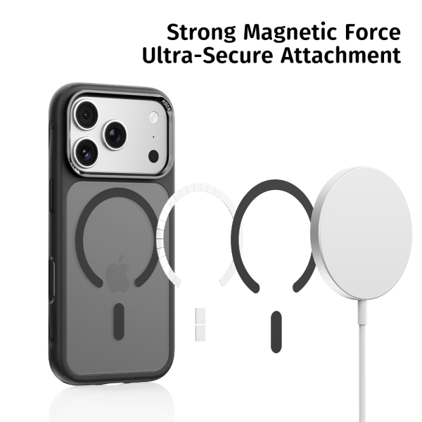 ROCK Guard Touch Series Magnetic Protection Case for iPhone 18 Pro (Maroon)