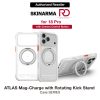 Skinarma Atlas Magnetic Charge 360° Rotatable Kickstand Drop Protection Case for iPhone 18 Pro 6.3 - Frost