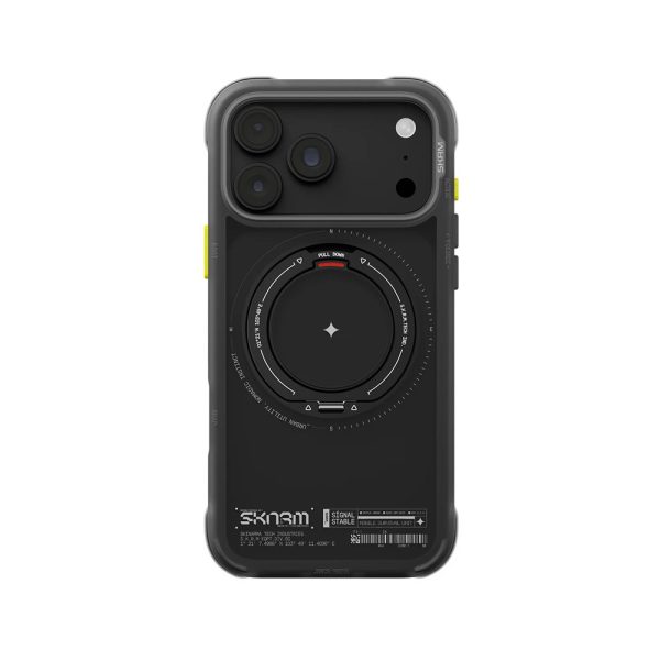 Skinarma Atlas Magnetic Charge 360° Rotatable Kickstand Drop Protection Case for iPhone 18 Pro 6.3 - Black