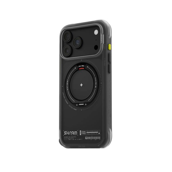 Skinarma Atlas Magnetic Charge 360° Rotatable Kickstand Drop Protection Case for iPhone 18 Pro Max 6.9 - Black
