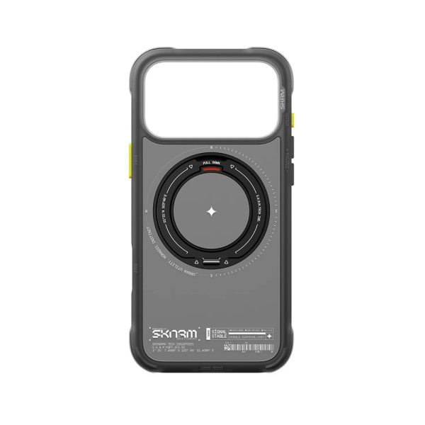 Skinarma Atlas Magnetic Charge 360° Rotatable Kickstand Drop Protection Case for iPhone 18 Pro 6.3 - Black