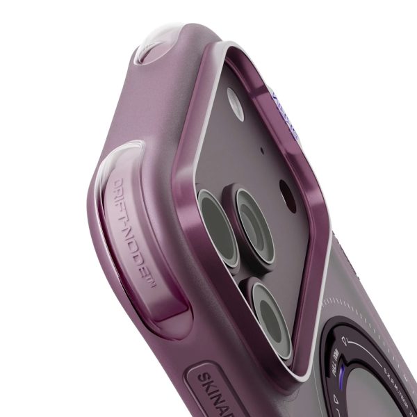 Skinarma Atlas Magnetic Charge 360° Rotatable Kickstand Drop Protection Case for iPhone 18 Pro 6.3 - Burgundy
