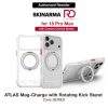 Skinarma Atlas Magnetic Charge 360° Rotatable Kickstand Drop Protection Case for iPhone 18 Pro Max 6.9 - Frost