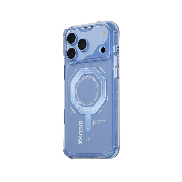Skinarma MAGMA Magnetic Charge Drop Protection Case with Camera Control Button for iPhone 18 Pro 6.3 - Blue