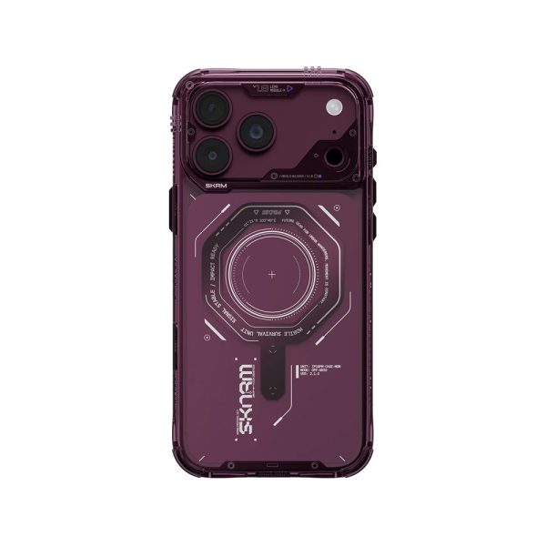 Skinarma MAGMA Magnetic Charge Drop Protection Case with Camera Control Button for iPhone 18 Pro 6.3 - Burgundy
