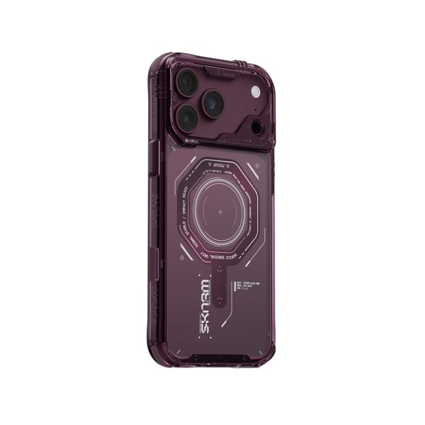 Skinarma MAGMA Magnetic Charge Drop Protection Case with Camera Control Button for iPhone 18 Pro Max 6.9 - Burgundy