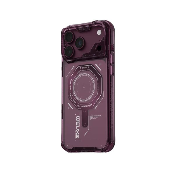 Skinarma MAGMA Magnetic Charge Drop Protection Case with Camera Control Button for iPhone 18 Pro 6.3 - Burgundy