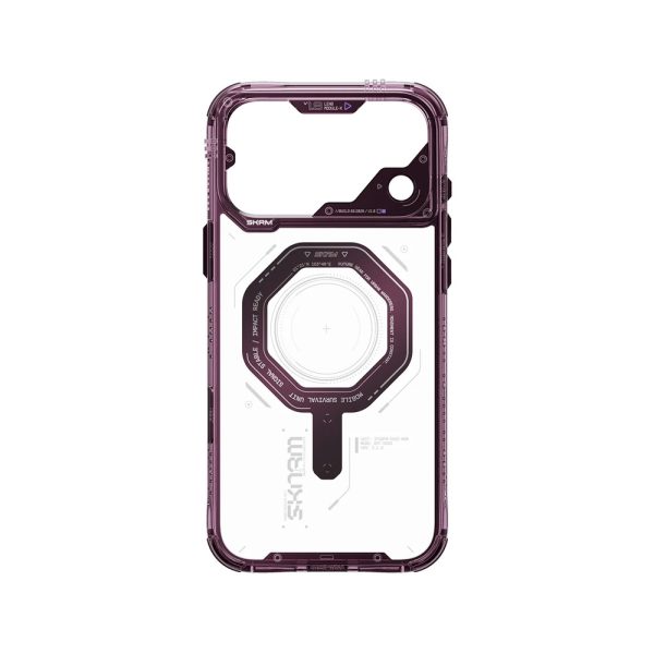Skinarma MAGMA Magnetic Charge Drop Protection Case with Camera Control Button for iPhone 18 Pro 6.3 - Burgundy