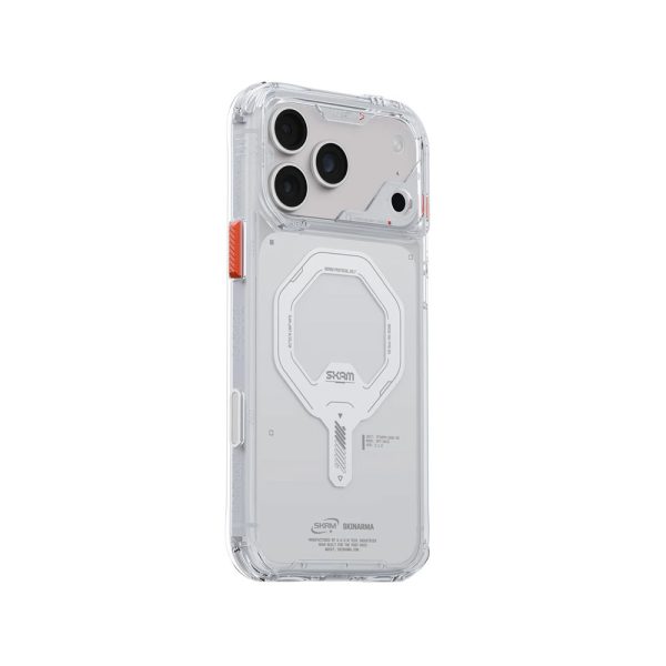 Skinarma Saido Magnetic Charge Drop Protection Case with Camera Control Button for iPhone 18 Pro 6.3 - Clear