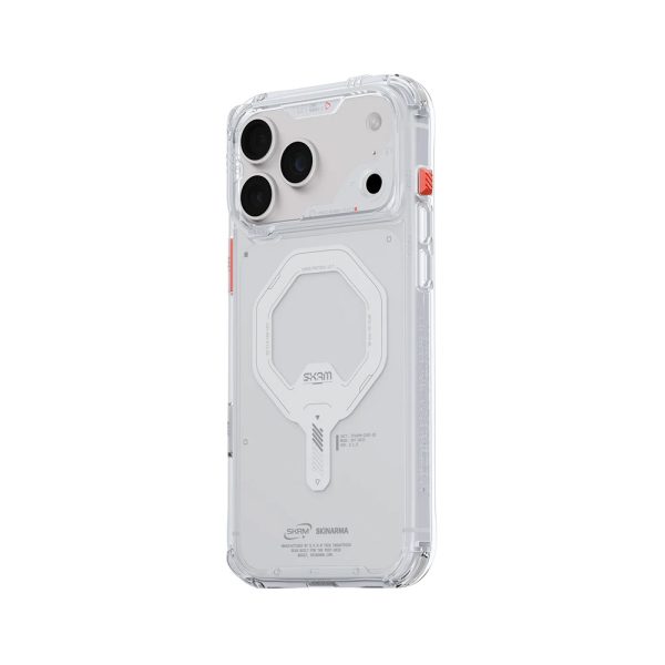 Skinarma Saido Magnetic Charge Drop Protection Case with Camera Control Button for iPhone 18 Pro Max 6.9 - Clear