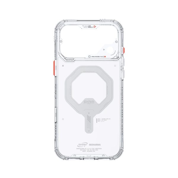 Skinarma Saido Magnetic Charge Drop Protection Case with Camera Control Button for iPhone 18 Pro Max 6.9 - Clear