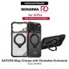 Skinarma Saturn Magnetic Charge 360° Rotatable Kickstand Drop Protection Case with Camera Control Button for iPhone 18 Pro 6.3 - Black
