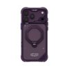 Skinarma Saturn Magnetic Charge 360° Rotatable Kickstand Drop Protection Case with Camera Control Button for iPhone 18 Pro Max 6.9 - Burgundy