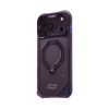 Skinarma Saturn Magnetic Charge 360° Rotatable Kickstand Drop Protection Case with Camera Control Button for iPhone 18 Pro Max 6.9 - Burgundy
