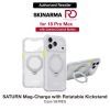 Skinarma Saturn Magnetic Charge 360° Rotatable Kickstand Drop Protection Case with Camera Control Button for iPhone 18 Pro Max 6.9 - Frost