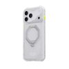Skinarma Saturn Magnetic Charge 360° Rotatable Kickstand Drop Protection Case with Camera Control Button for iPhone 18 Pro 6.3 - Frost