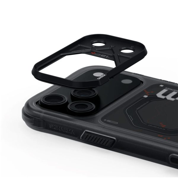 Skinarma Sonar Magnetic Charge Drop Protection Case with Camera Control Button for iPhone 18 Pro Max 6.9 - Black